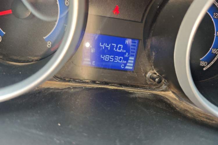 Used CHANGAN KAICHENG Ruixing M60 2019 1.5L Business Version China VI 6-Seater DAM15KR Odometer Close Up