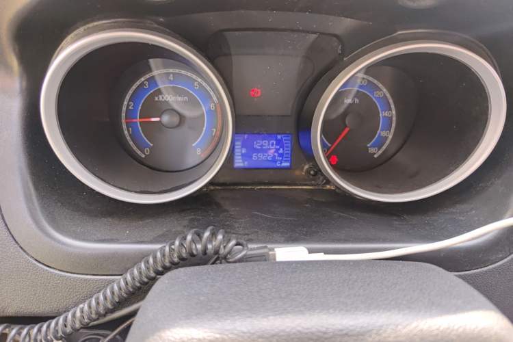 Used CHANGAN KAICHENG Ruixing M60 2020 1.5L Base Version China VI Standard 2-Seater Van with DAM15KR Engine Odometer Close Up