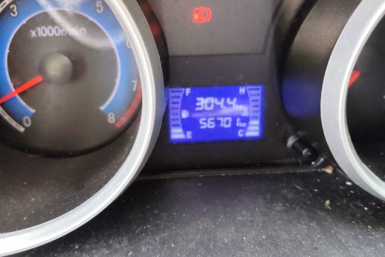 Used CHANGAN KAICHENG Ruixing M60 2020 1.5L Base Version China VI Standard 2-Seater Van with DAM15KR Engine Odometer Close Up