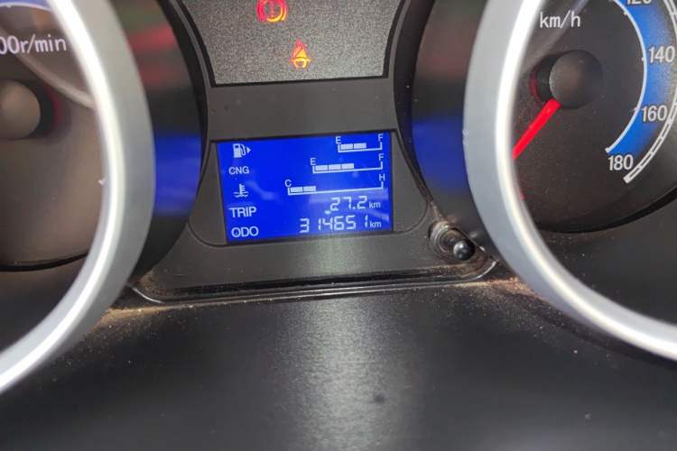 Used CHANGAN KAICHENG Ruixing M60 2020 1.6L Standard Version China VI 6-Seater CNG DAM16KRC Odometer Close Up