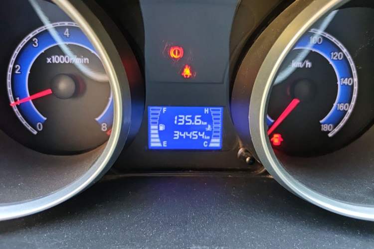 Used CHANGAN KAICHENG Ruixing M60 2020 1.5L Standard Version China VI 6-Seater DAM15KR Odometer Close Up
