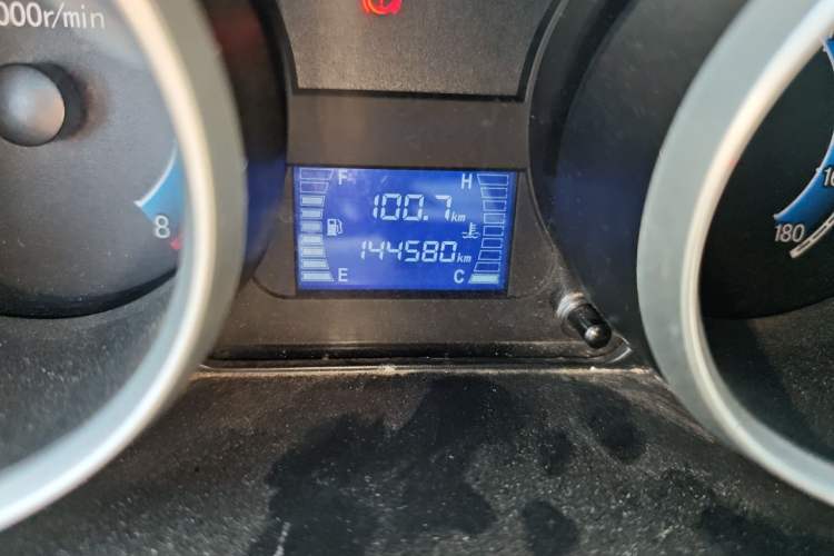 Used CHANGAN KAICHENG Ruixing M60 2020 1.5L Base Version China VI Standard 2-Seater Van with DAM15KR Engine Odometer Close Up