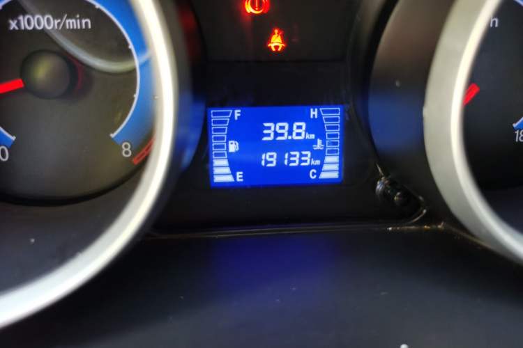Used CHANGAN KAICHENG Ruixing M60 2020 1.5L Base Version China VI Standard 2-Seater Van with DAM15KR Engine Odometer Close Up