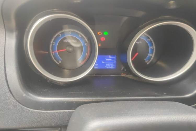 Used CHANGAN KAICHENG Ruixing M60 2020 1.6L Base Version China VI Standard 7-Seater CNG DAM16KRC Odometer Close Up