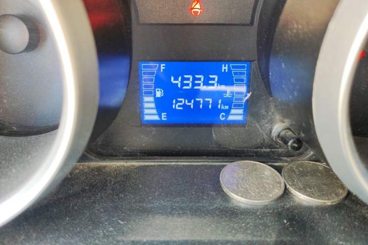 Used CHANGAN KAICHENG Ruixing M60 2020 1.5L Base Version China VI Standard 2-Seater Van with DAM15KR Engine Odometer Close Up