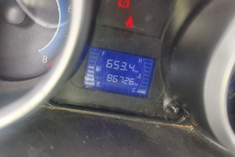 Used CHANGAN KAICHENG Ruixing M60 2020 1.5L Base Version China VI Standard 2-Seater Van with DAM15KR Engine Odometer Close Up