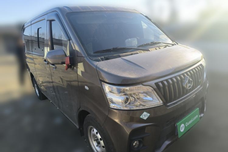 Used CHANGAN KAICHENG Ruixing M60 2025 Model, 1.6L CNG, 120L Gas Cylinder, Comfortable 6-Seater Passenger Van Front Right 45 Deg