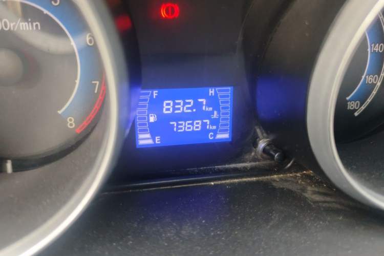 Used CHANGAN KAICHENG Ruixing M70 2017 1.5L Comfort-Grade 7-Seater Liftback DAM15DL Odometer Close Up