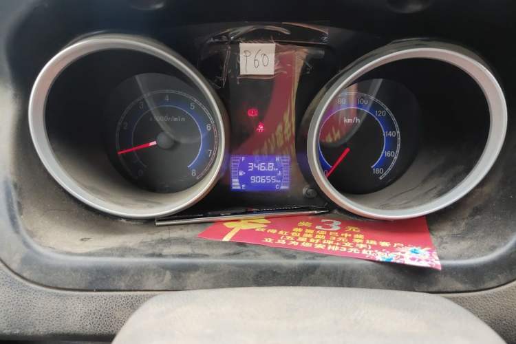 Used CHANGAN KAICHENG Ruixing M80 2014 1.5L Base Version (4-Seater) 4G15S Odometer Close Up