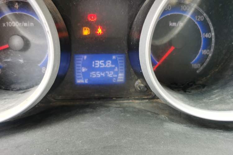 Used CHANGAN KAICHENG Ruixing M80 2014 1.5L Comfort Model 4G15S Odometer Close Up