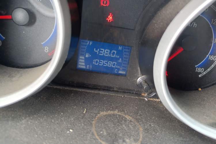 Used CHANGAN KAICHENG Ruixing M80 2014 1.5L Base Version (2 Seats) 4G15S Odometer Close Up