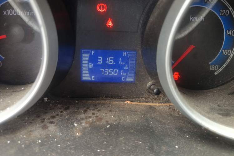 Used CHANGAN KAICHENG Ruixing M80 2019 1.5L Base Version 2-Seater Single-Steamed Air Conditioning China VI Standard Flat Roof Rear-Hinged Doors DAM15KR Odometer Close Up