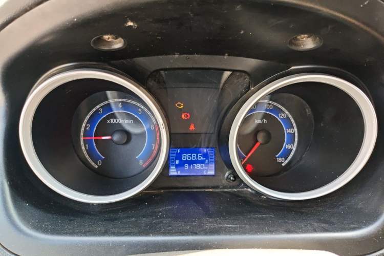 Used CHANGAN KAICHENG Ruixing M80 2019 1.5L Base Version 2-Seater Single-Steamed Air Conditioning China VI Standard Flat Roof Rear-Hinged Doors DAM15KR Instrument Cluster
