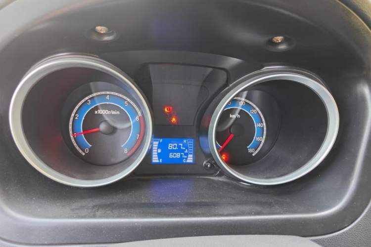 Used CHANGAN KAICHENG Ruixing M80 2019 1.5L Base Version 2-Seater Single-Steamed Air Conditioning China VI Standard Flat Roof Rear-Hinged Doors DAM15KR Instrument Cluster