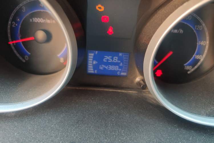 Used CHANGAN KAICHENG Ruixing M80  Odometer Close Up