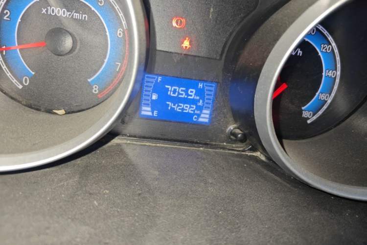 Used CHANGAN KAICHENG Ruixing M80 2019 1.5L Base Version 2-Seater Single-Steamed Air Conditioning China VI Standard Flat Roof Rear-Hinged Doors DAM15KR Odometer Close Up