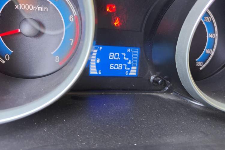 Used CHANGAN KAICHENG Ruixing M80 2019 1.5L Base Version 2-Seater Single-Steamed Air Conditioning China VI Standard Flat Roof Rear-Hinged Doors DAM15KR Odometer Close Up