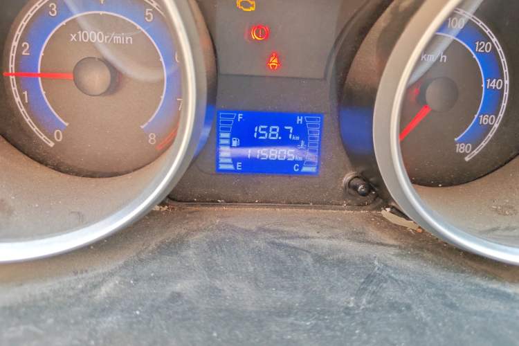 Used CHANGAN KAICHENG Ruixing M80 2019 1.5L Base Version 2-Seater Single-Steamed Air Conditioning China VI Standard Flat Roof Rear-Hinged Doors DAM15KR Odometer Close Up