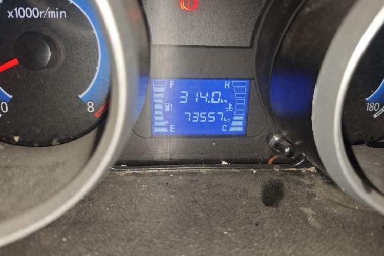 Used CHANGAN KAICHENG Ruixing M80 2019 1.5L Base Version 2-Seater Single-Steamed Air Conditioning China VI Standard Flat Roof Rear-Hinged Doors DAM15KR Odometer Close Up