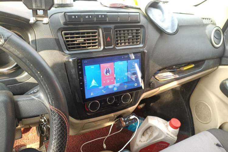 Used CHANGAN KAICHENG Ruixing M80 2019 1.5L Base Version 2-Seater Non-Air-Conditioned China VI Standard Flat Roof Hatchback Doors DAM15KR Audio And AC Panel