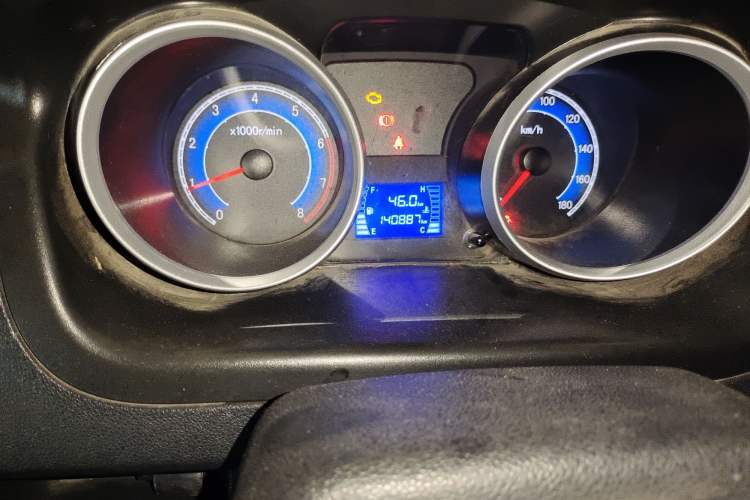 Used CHANGAN KAICHENG Ruixing M80 2019 1.5L Base Version 2-Seater Non-Air-Conditioned China VI Standard Flat Roof Hatchback Doors DAM15KR Odometer Close Up