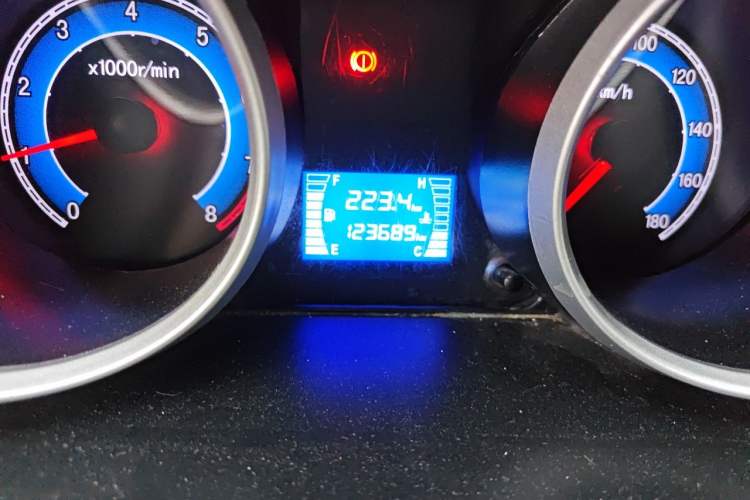 Used CHANGAN KAICHENG Ruixing M80 2019 1.5L Base Version 2-Seater Single-Steamed Air Conditioning China VI Standard Flat Roof Rear-Hinged Doors DAM15KR Odometer Close Up