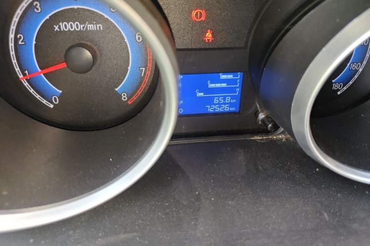 Used CHANGAN KAICHENG Ruixing M80 2020 1.6L Comfort Model China VI Standard Flat Roof Back-Hinged Doors 2 Seats CNG DAM16KRC Odometer Close Up