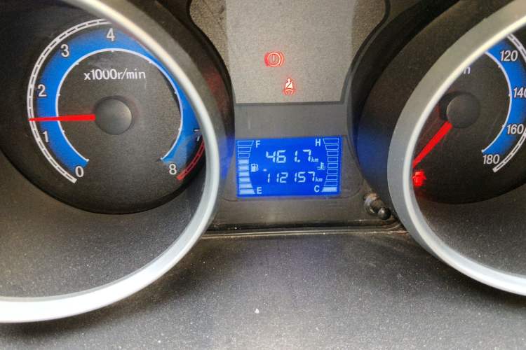 Used CHANGAN KAICHENG Ruixing M80 2021 1.6L Base Model 2-Seater Single-Steamed Air Conditioner China VI Standard Flat Roof with Lift-Up Rear Door DAM16KR Odometer Close Up