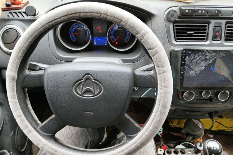 Used CHANGAN KAICHENG Ruixing M80 2021 1.6L Base Model 2-Seater Single-Steamed Air Conditioner China VI Standard Flat Roof with Lift-Up Rear Door DAM16KR Steering Wheel
