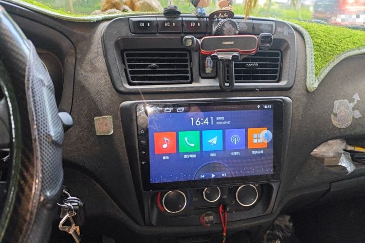 Used CHANGAN KAICHENG Ruixing M80 2021 1.6L Base Model 2-Seater Single-Steamed Air Conditioner China VI Standard Flat Roof with Lift-Up Rear Door DAM16KR Audio And AC Panel