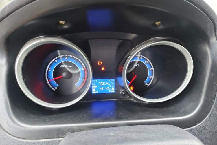 Used CHANGAN KAICHENG Ruixing M80 2021 1.6L Comfort Version 2-Seater Single-Steaming Air-Conditioned China VI Standard Flat Roof with Lift-Up Rear Door DAM16KR Instrument Cluster