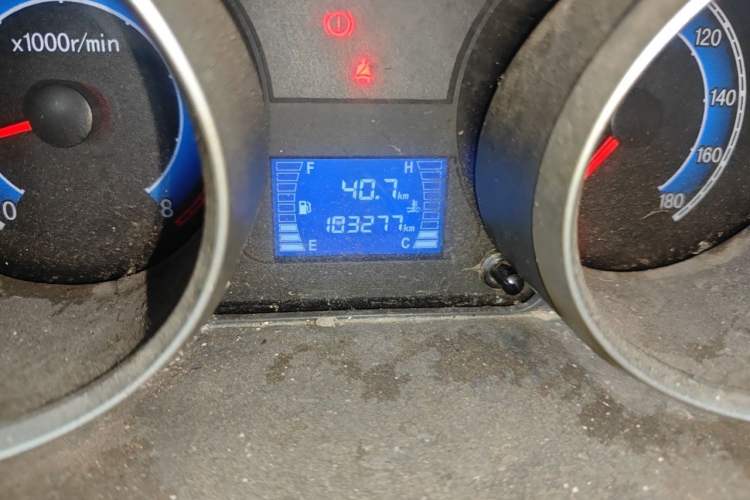 Used CHANGAN KAICHENG Ruixing M80 2021 1.6L Base Model 2-Seater Single-Steamed Air Conditioner China VI Standard Flat Roof with Lift-Up Rear Door DAM16KR Odometer Close Up