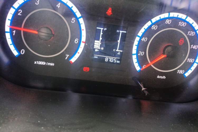 Used CHANGAN KAICHENG Ruixing M80 2021 1.6L Comfort Version 4-Seater Single-Steamed Air Conditioning China VI Standard Flat Roof with Lift-Up Rear Door – DAM16KR Odometer Close Up