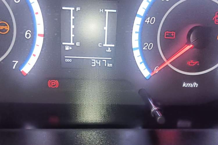 Used CHANGAN KAICHENG Ruixing M80 2021 1.6L Comfort Version 2-Seater Single-Steaming Air-Conditioned China VI Standard Flat Roof with Lift-Up Rear Door DAM16KR Odometer Close Up