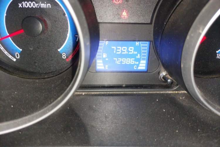 Used CHANGAN KAICHENG Ruixing M90 2021 2.0L Standard Version Flat-Top Liftgate 9-Seater LJ481Q6 Odometer Close Up