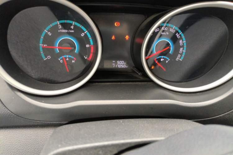 Used CHANGAN KAICHENG Ruixing S50 2017 1.5L Manual Economy Model Odometer Close Up