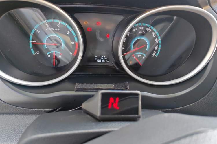 Used CHANGAN KAICHENG Ruixing S50 2017 S50V 1.5L Manual Logistics Version III China V Standard Odometer Close Up