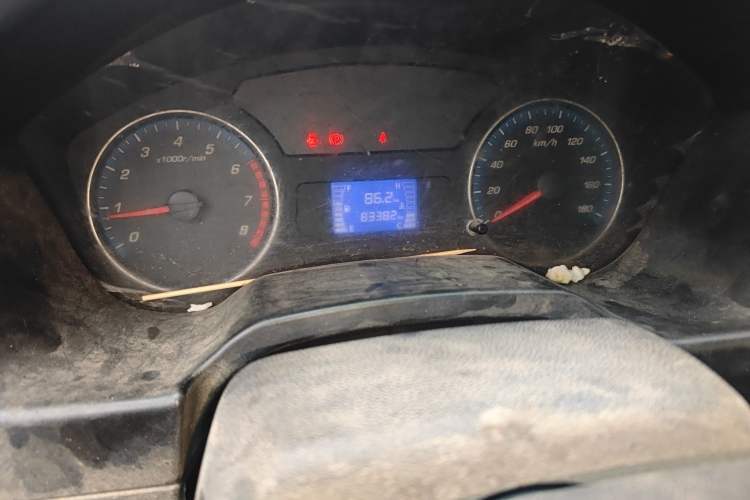 Used CHANGAN KAICHENG Shenqi F30 2018 1.5L Comfort Plus Long Wheelbase DAM15L Odometer Close Up