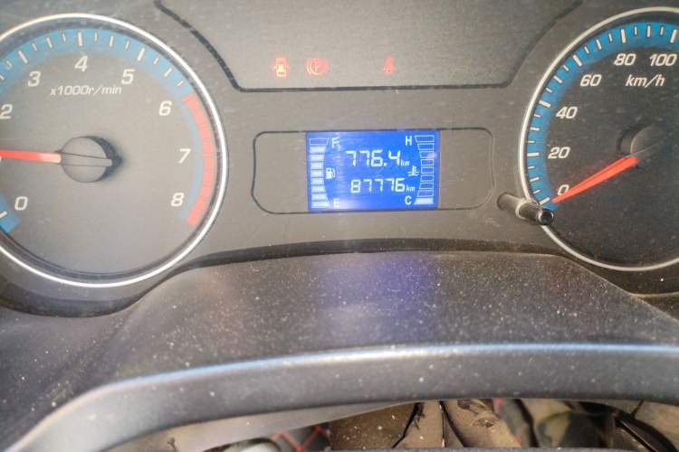 Used CHANGAN KAICHENG Shenqi F30 2018 1.5L Luxury Short-Wheelbase DAM15L Odometer Close Up