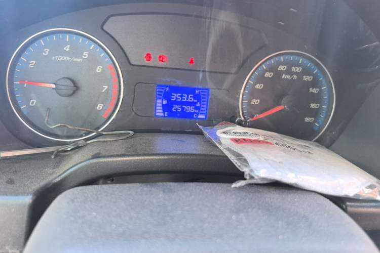 Used CHANGAN KAICHENG Shenqi F30 2018 1.5L Elite Edition Short Wheelbase DAM15L Odometer Close Up