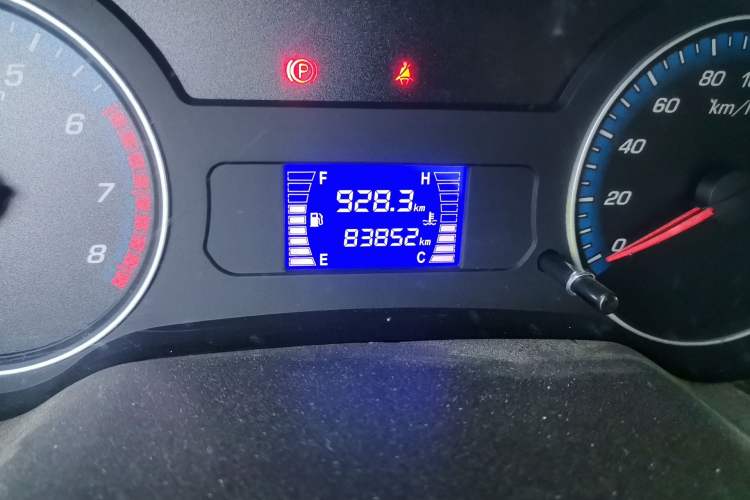 Used CHANGAN KAICHENG Shenqi F30  Odometer Close Up