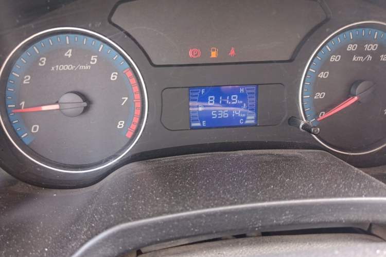 Used CHANGAN KAICHENG Shenqi F30 2018 1.5L Elite Edition Short Wheelbase DAM15L Odometer Close Up