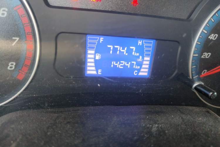 Used CHANGAN KAICHENG Shenqi F30 2018 1.5L Luxury Short-Wheelbase DAM15L Odometer Close Up