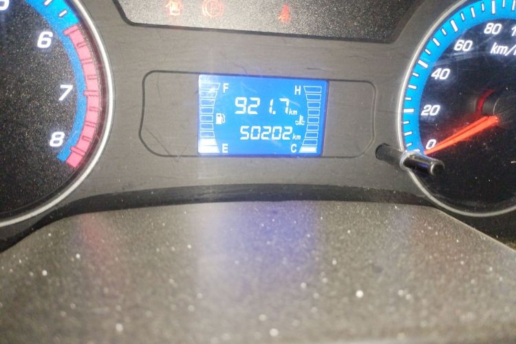 Used CHANGAN KAICHENG Shenqi F30 2018 1.5L Standard Version with Air Conditioning Short Wheelbase DAM15L Odometer Close Up