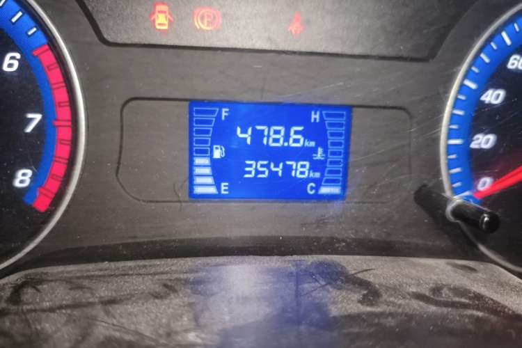 Used CHANGAN KAICHENG Shenqi F30 2018 1.5L Elite Edition Short Wheelbase DAM15L Odometer Close Up