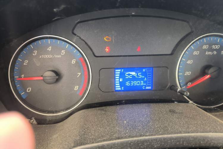 Used CHANGAN KAICHENG Shenqi F30 2018 1.5L Elite Edition Short Wheelbase DAM15L Odometer Close Up