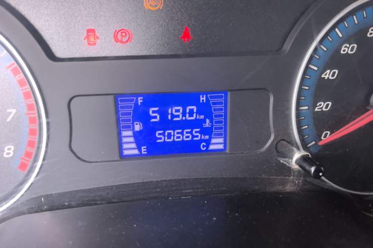 Used CHANGAN KAICHENG Shenqi F30 2019 1.5L Comfort Edition China VI Dual-Cab Long Wheelbase DAM15KL Odometer Close Up