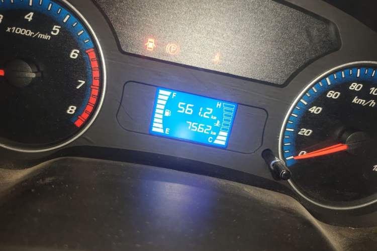 Used CHANGAN KAICHENG Shenqi F30  Odometer Close Up