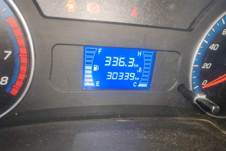 Used CHANGAN KAICHENG Shenqi F30 2020 1.5L Elite Edition China VI Standard Double-Cab Short Wheelbase DAM15KL Odometer Close Up
