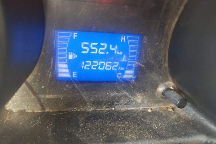 Used CHANGAN KAICHENG Shenqi T20 2016 1.5L Gasoline Cargo Van Double Cab Rear Dual Tires DAM15R Odometer Close Up